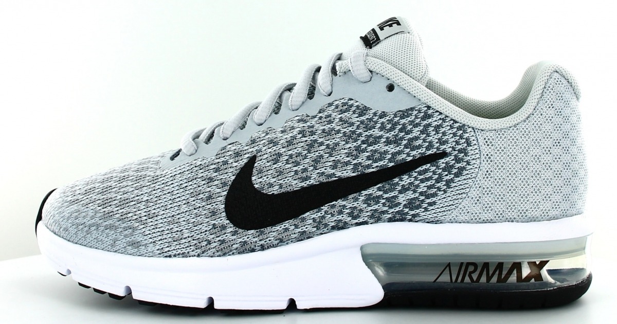 Nike Air Max Sequent Gs Gris Noir