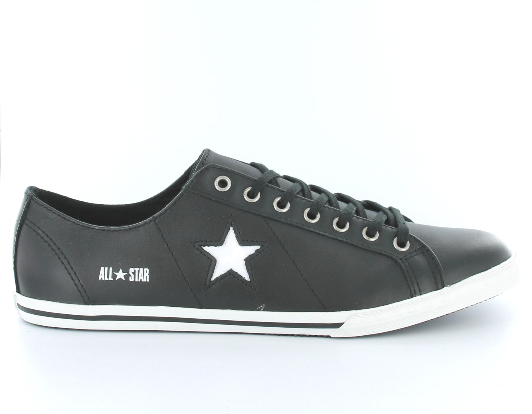 Converse one star clearance noir