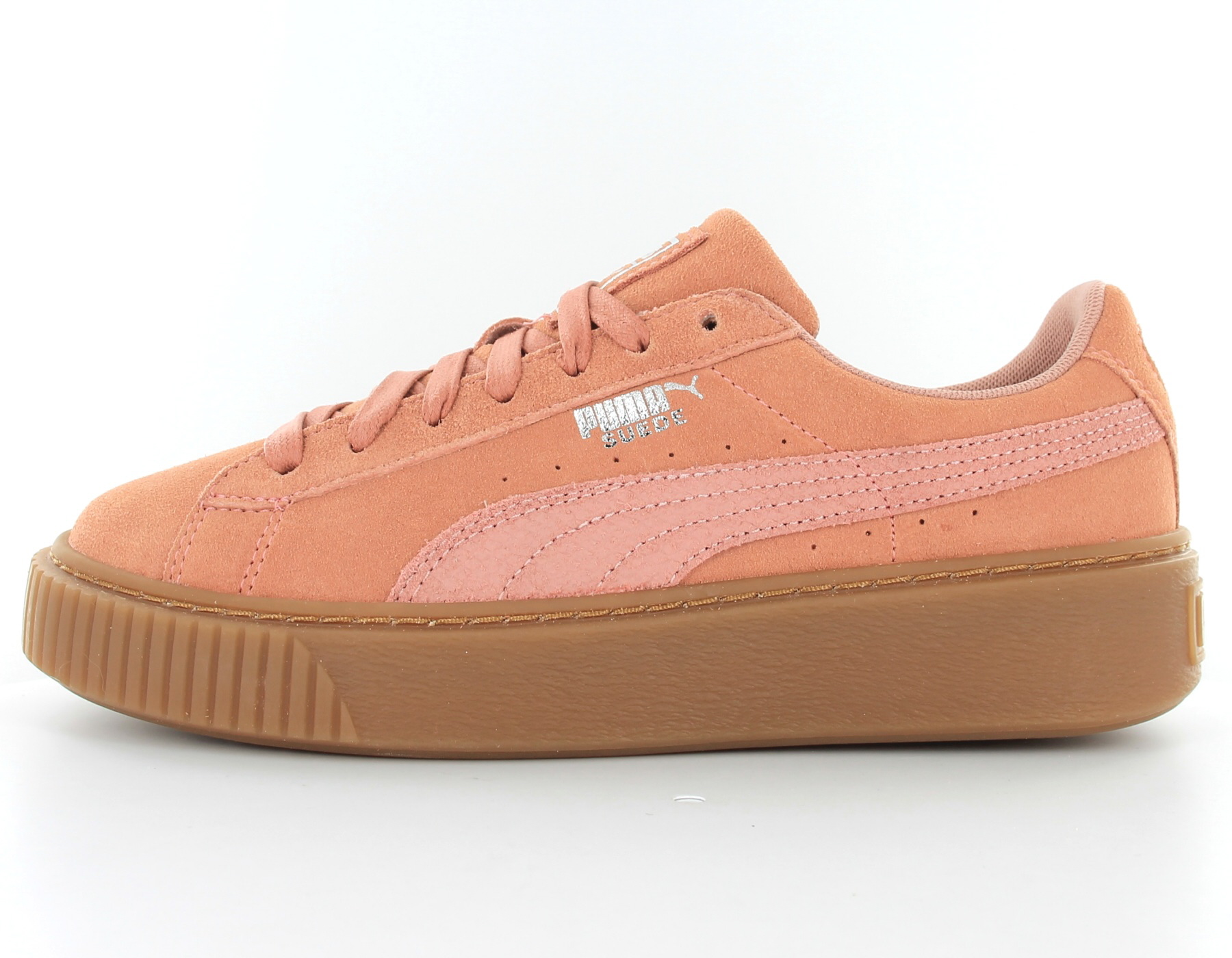 Puma suede platform blanche hot sale