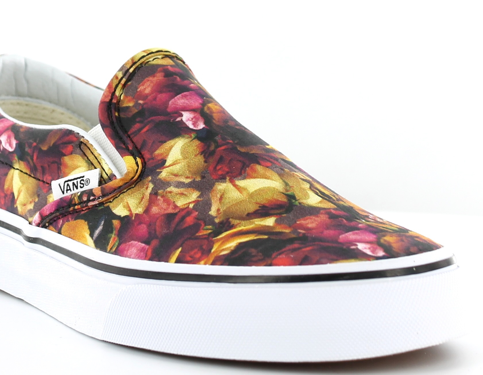 Floral slip store on shoes