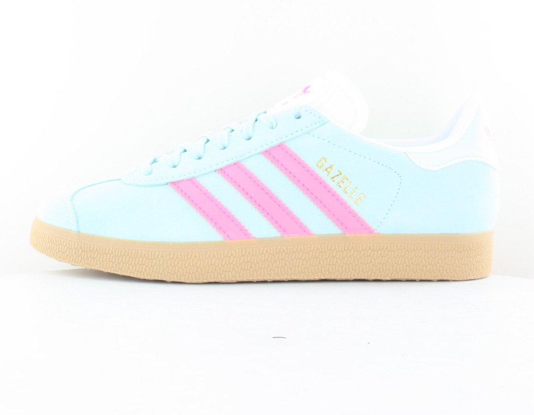 Adidas Gazelle Bleu ciel rose