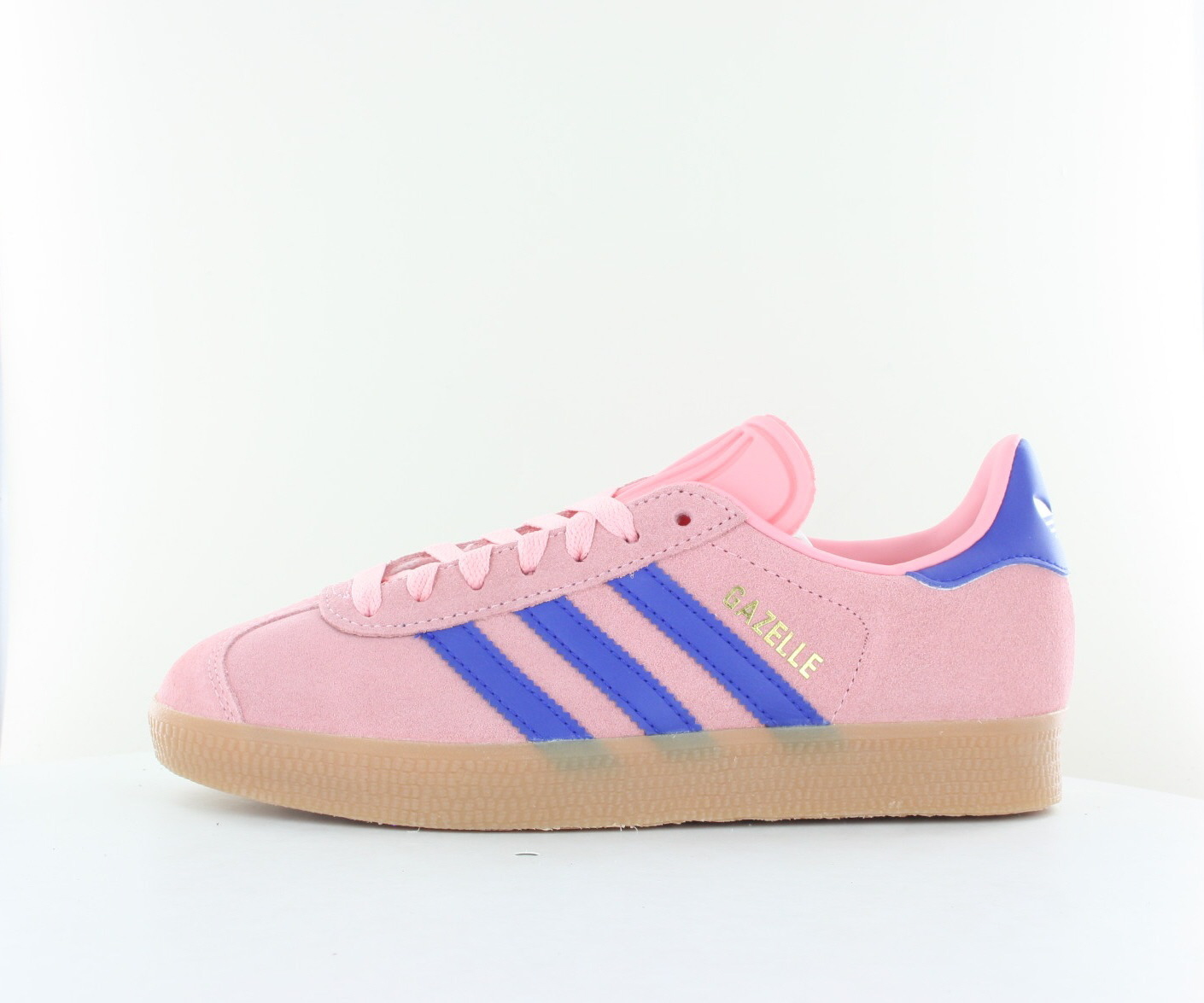 Adidas Gazelle Rose bleu gomme