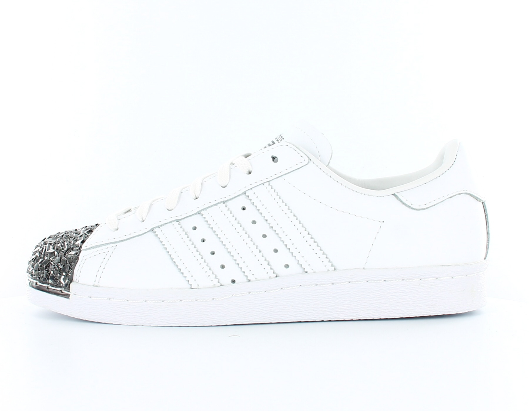 Adidas Superstar 80 metal toe tf BLANC