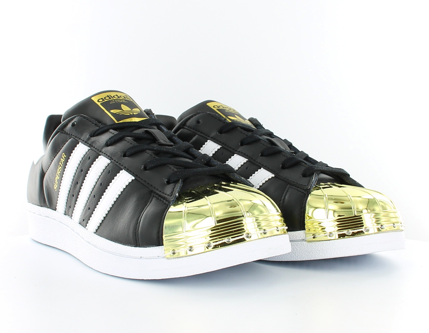 adidas superstar noir et or