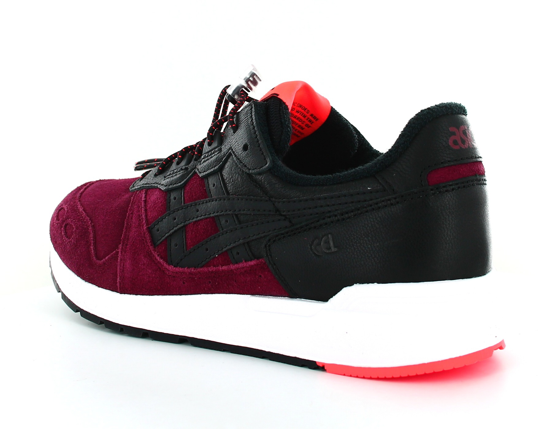 Asics gel lyte 2 femme bordeaux on sale