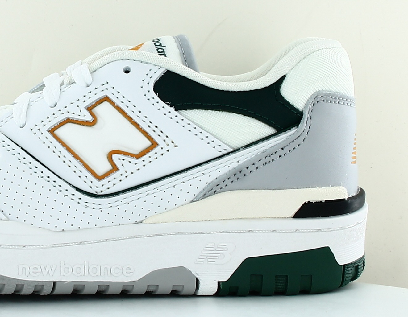 New Balance 550 White nightwatch green BB550PWC