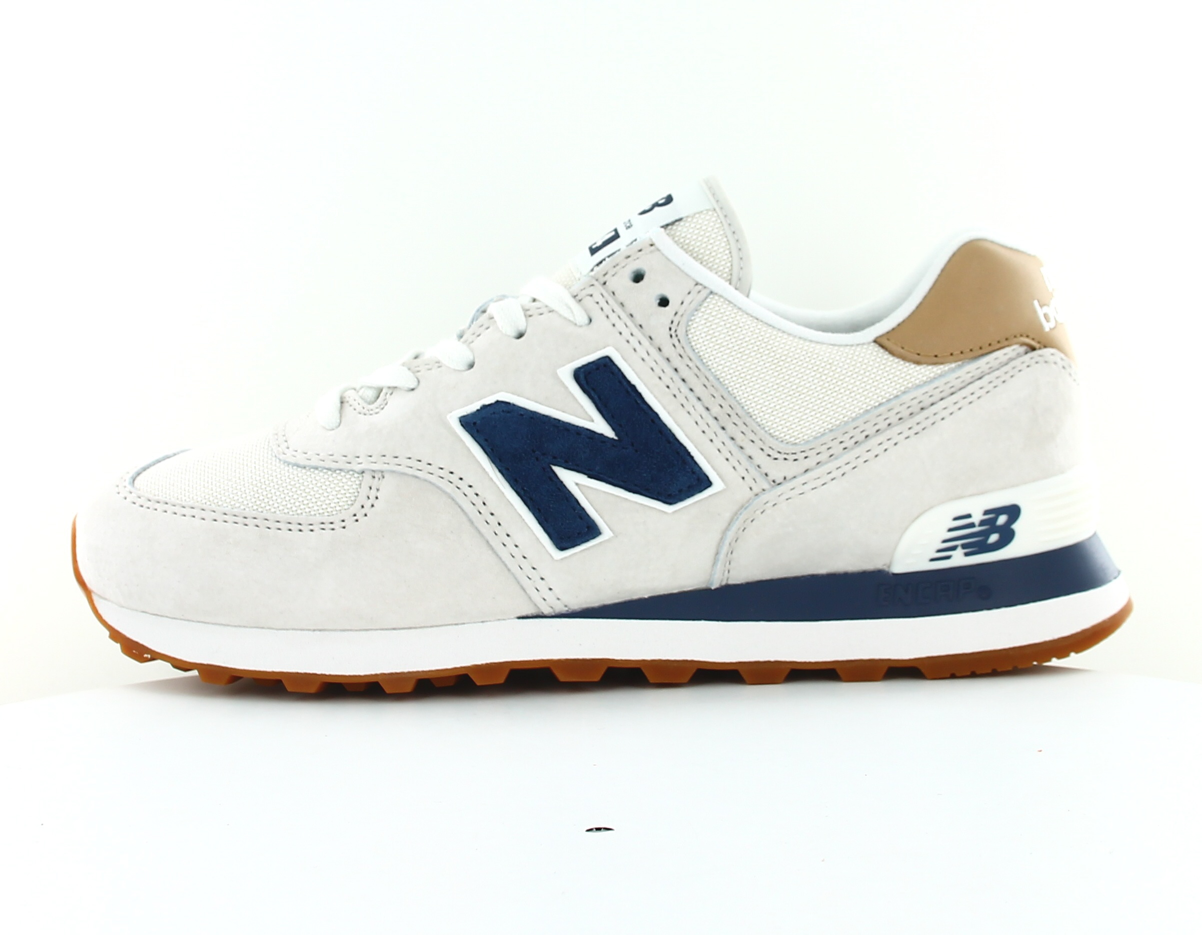 New Balance 574 classic Beige bleu marine beige