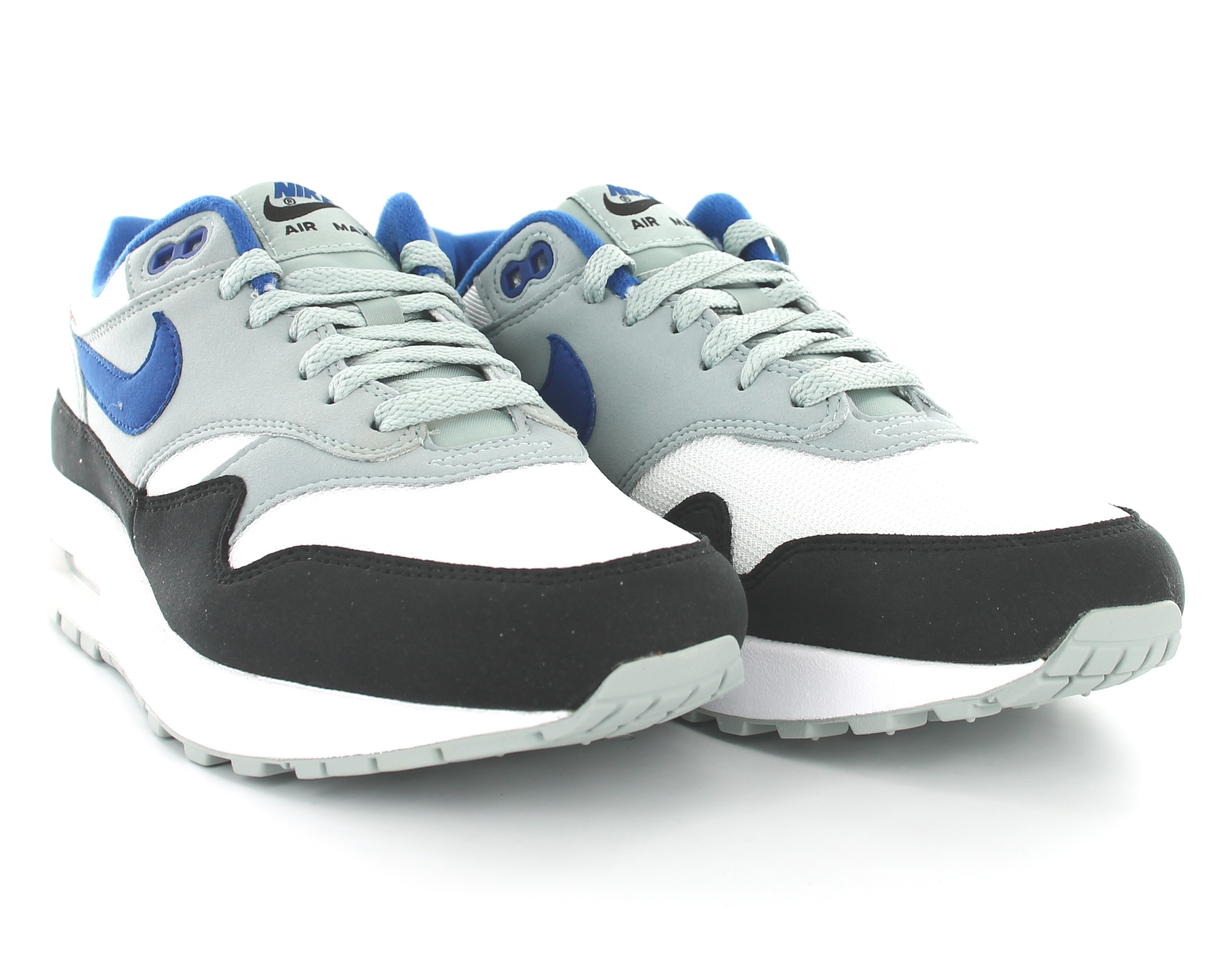 Nike Air max 1 Blanc bleu noir AH8145 102