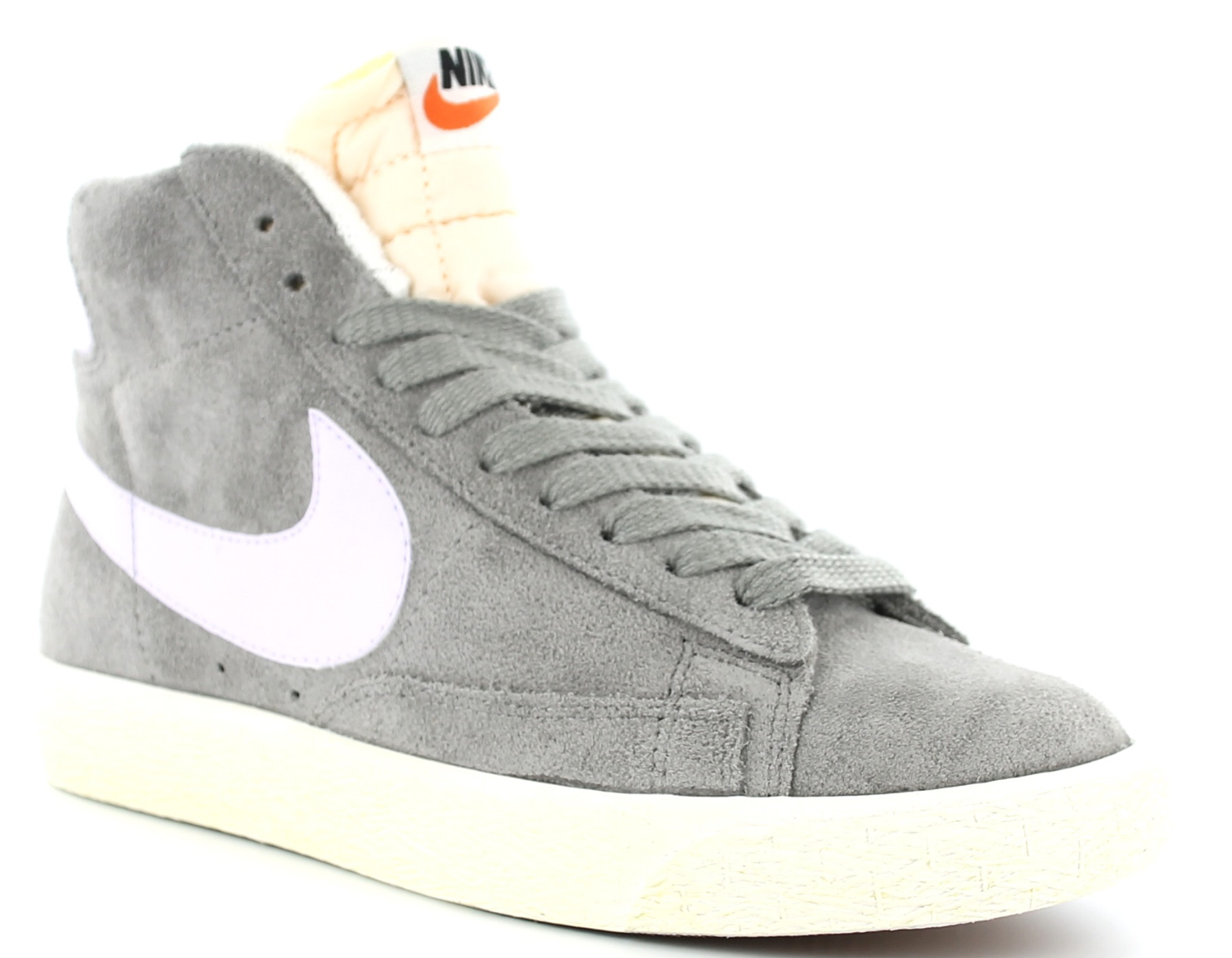 Nike blazer femme on sale grise pas cher