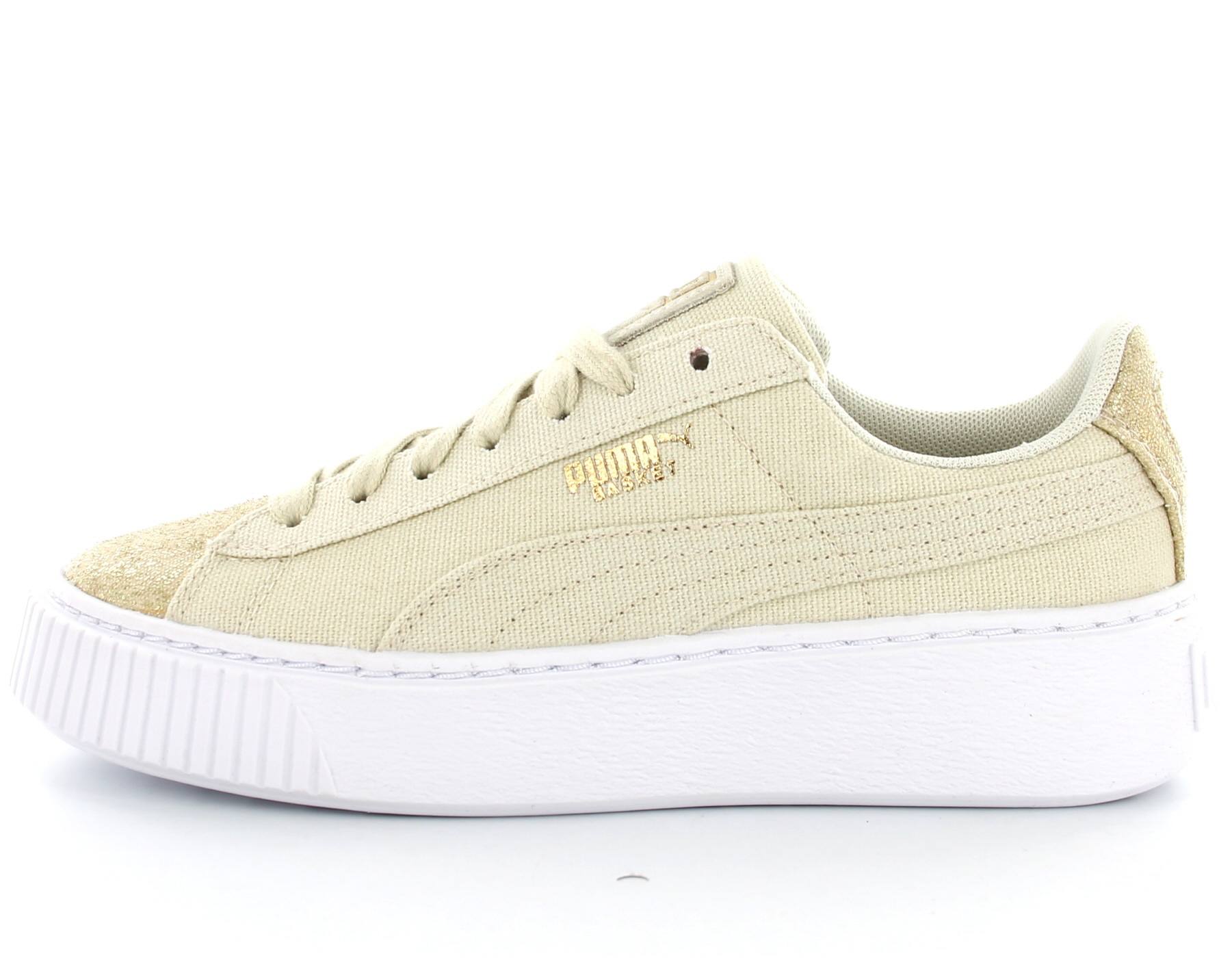 Puma plateforme doré hotsell