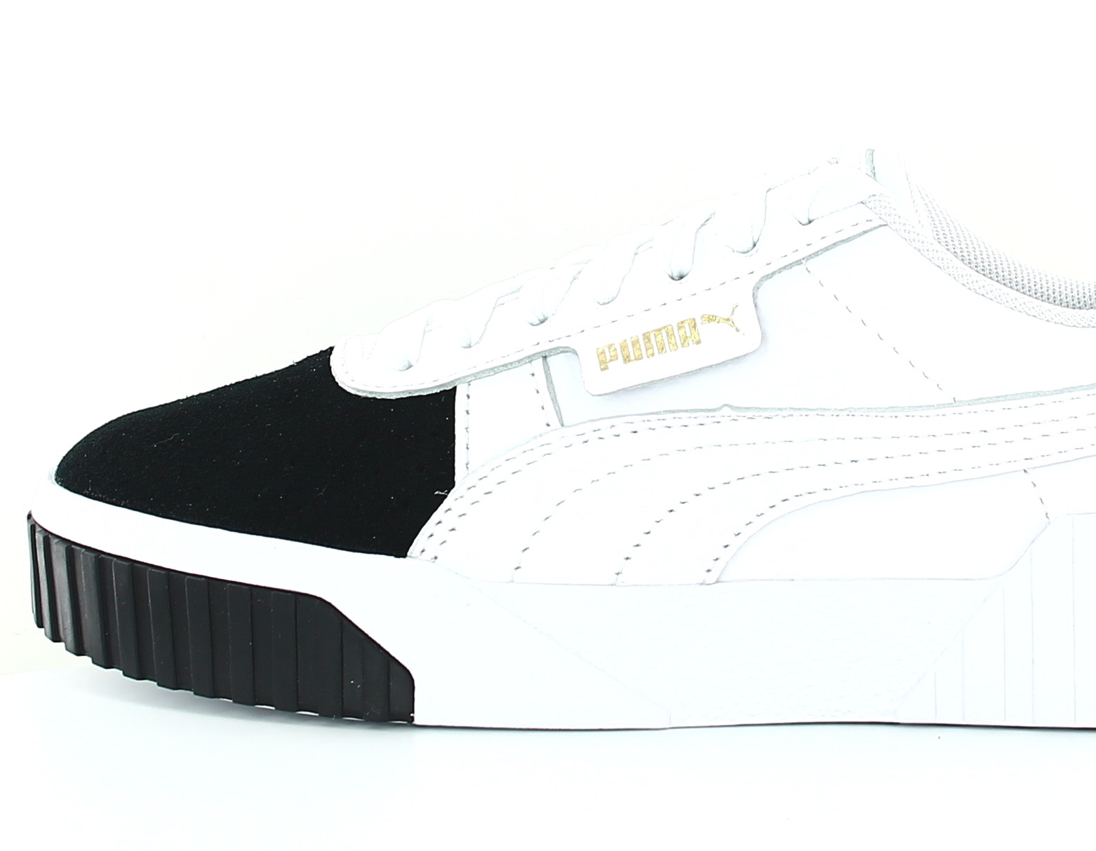 puma cali blanche et noir