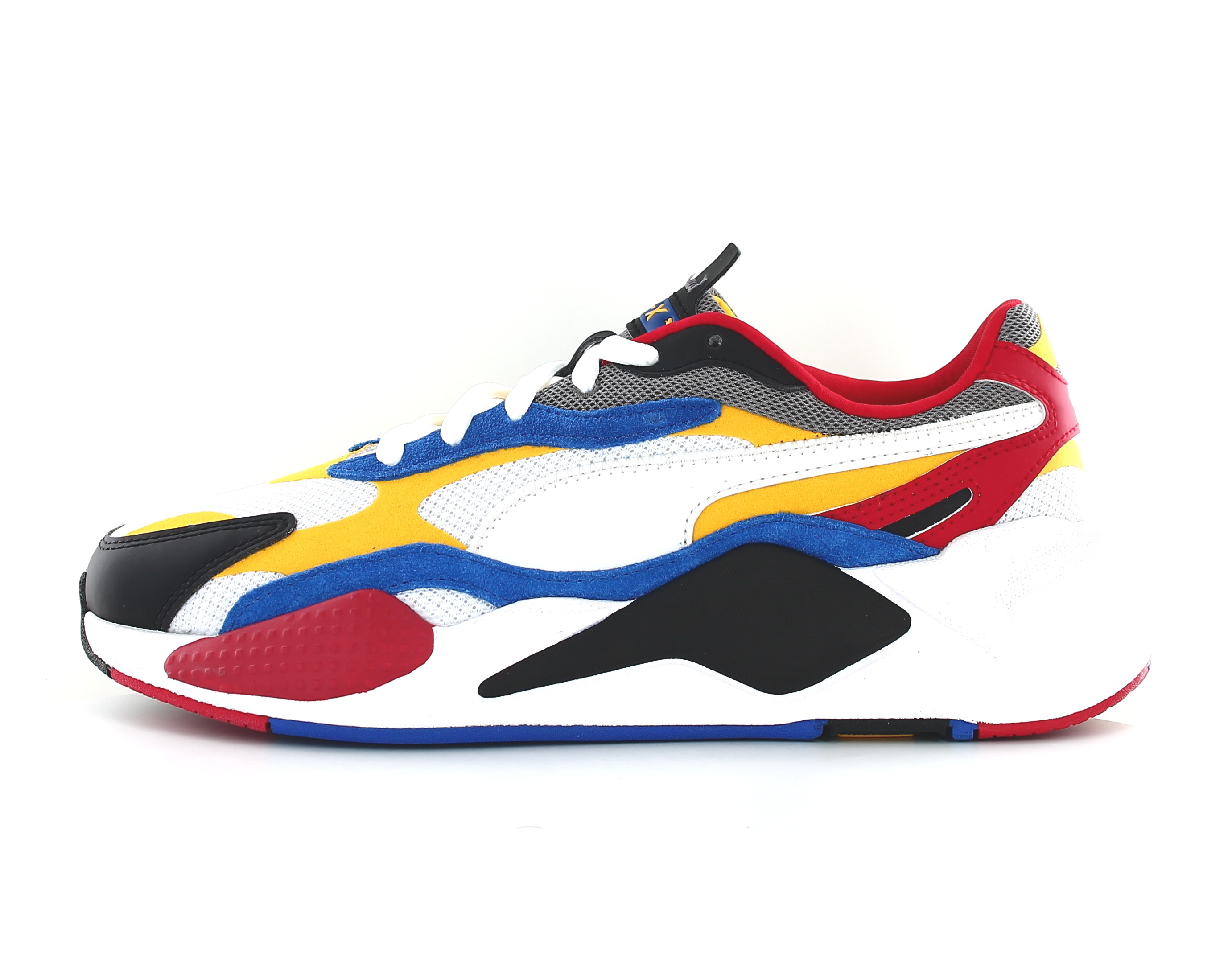 puma jaune et bleu