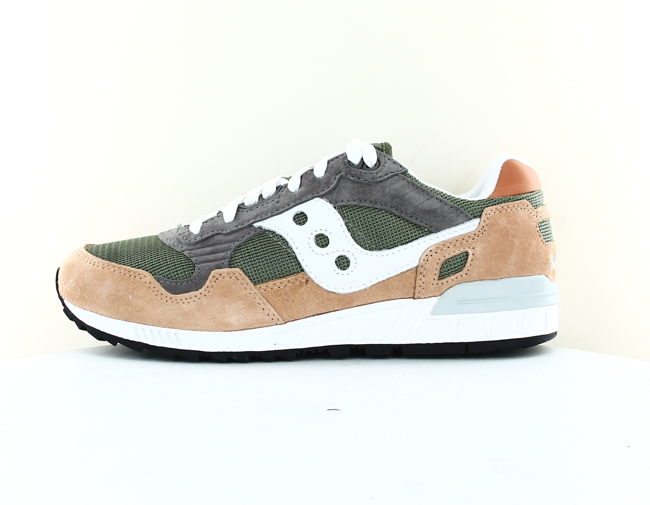 Saucony Shadow 5000 Vert blanc beige gris