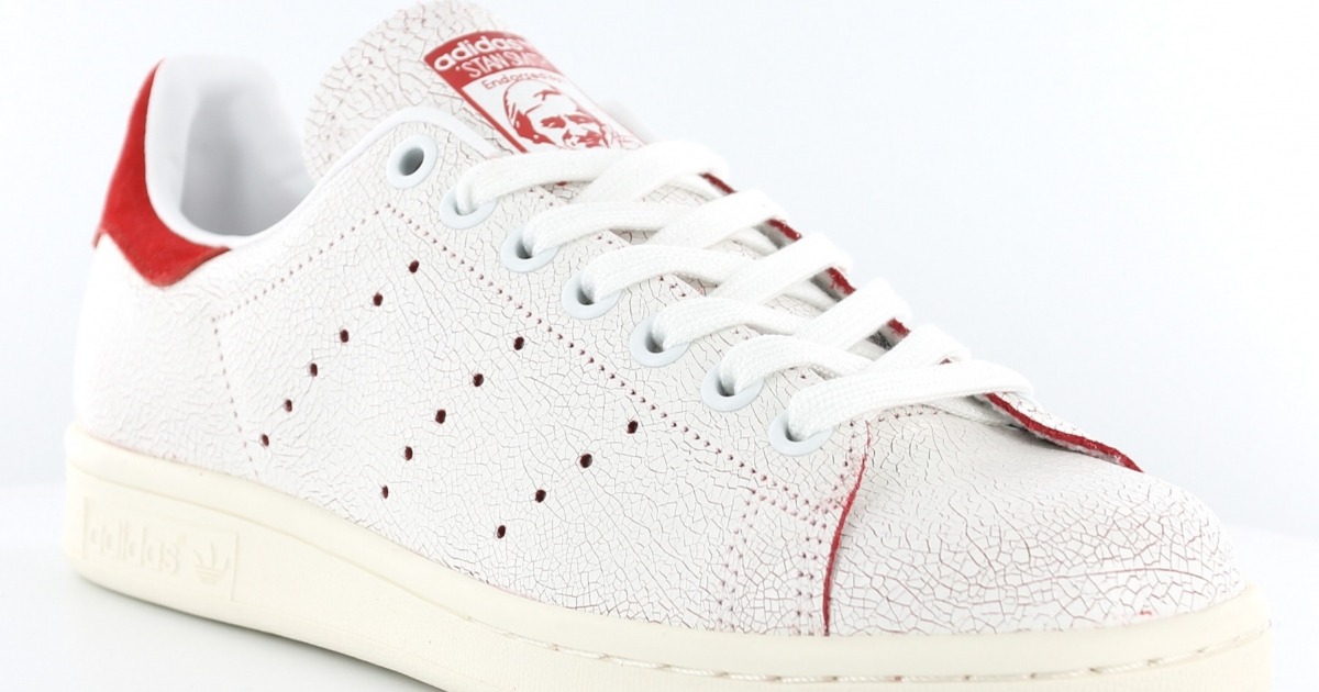 adidas stan smith blanche et rouge