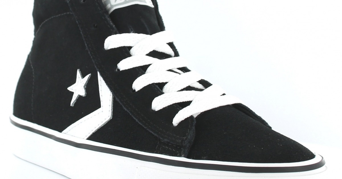 Converse Pro Lea Vulc Mid NOIR BLANC