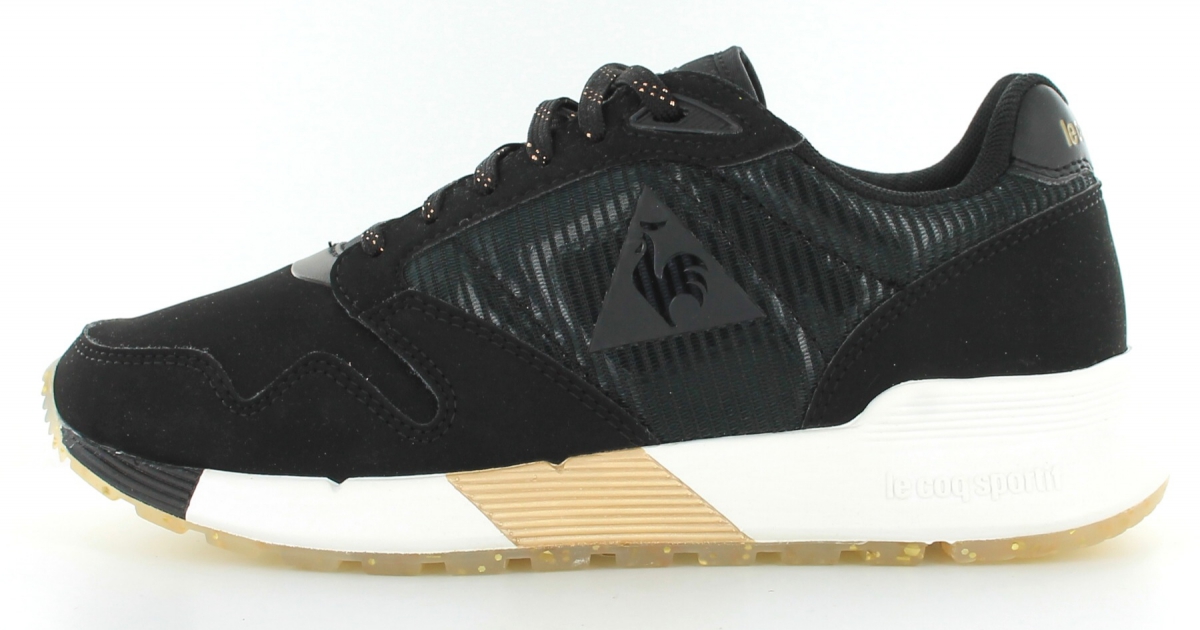 Lecoqsportif Omega x Striped Sock Noir or