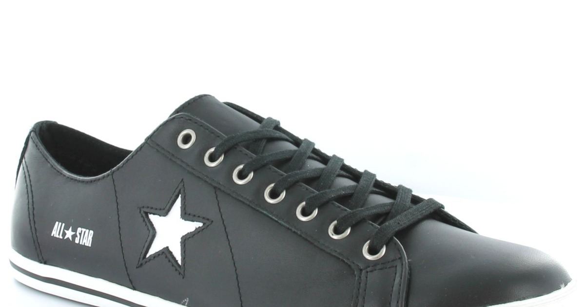 Converse one hotsell star cuir noir