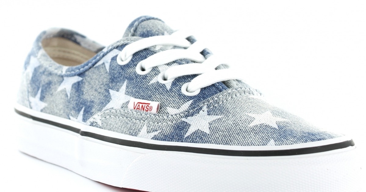 blue washed vans