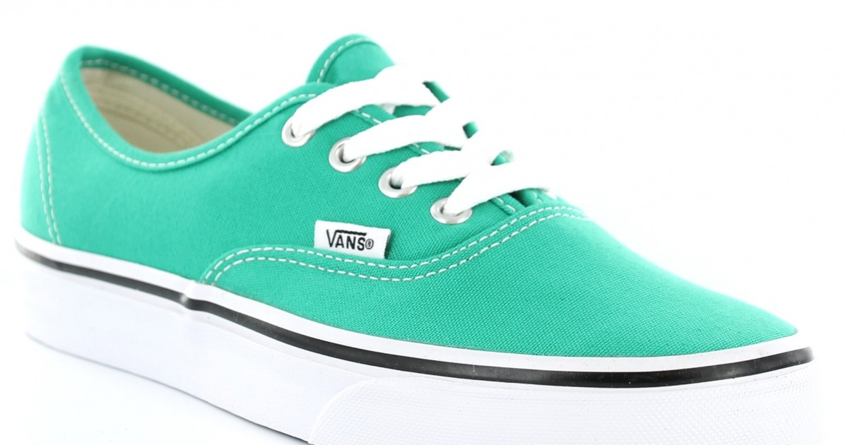 Vans authentic outlet vert d'eau