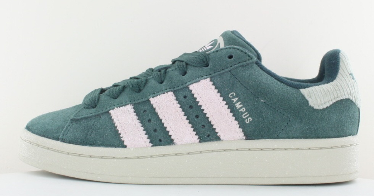 Adidas campus verte femme on sale