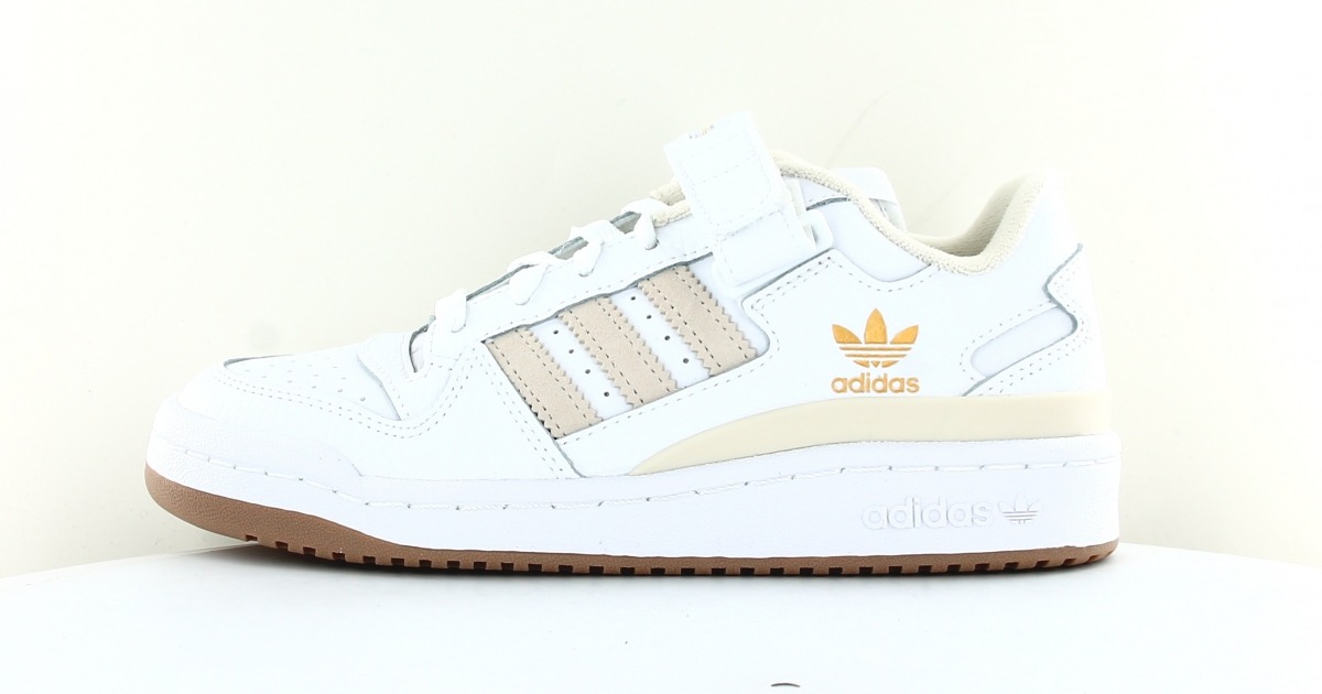 adidas blanche et beige