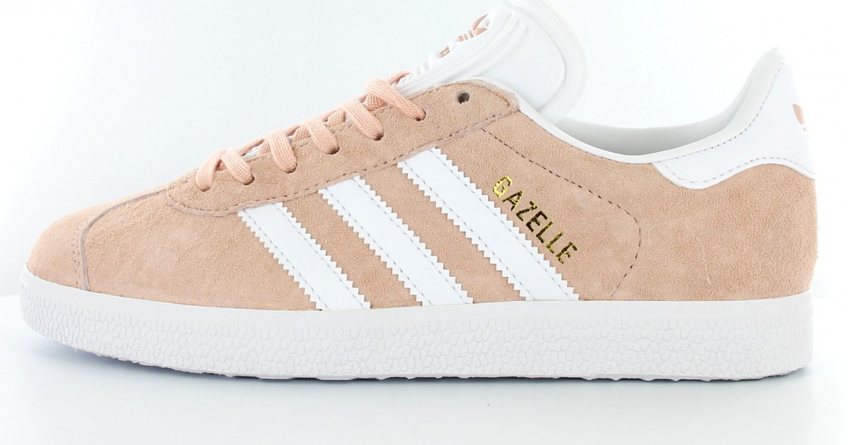 Adidas gazelle shop femme rose poudré