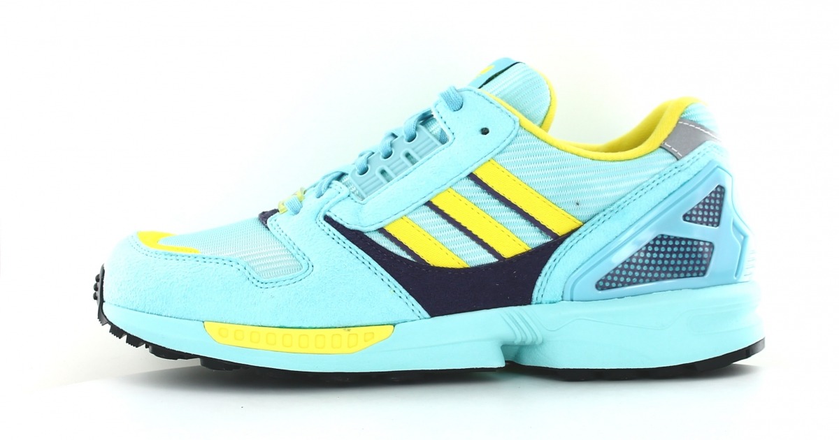  Adidas  ZX 8000 Bleu jaune  violet EG8784