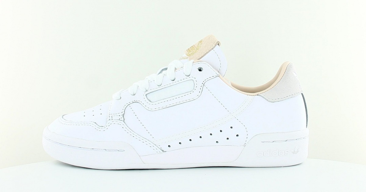 adidas continental 80 blanc cassé