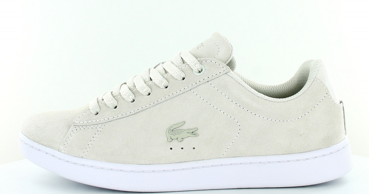 Lacoste Carnaby evo 318 2 suede Beige blanc