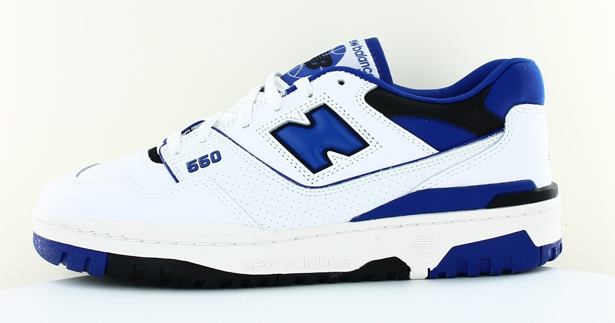 New Balance 550 homme Blanc bleu marine