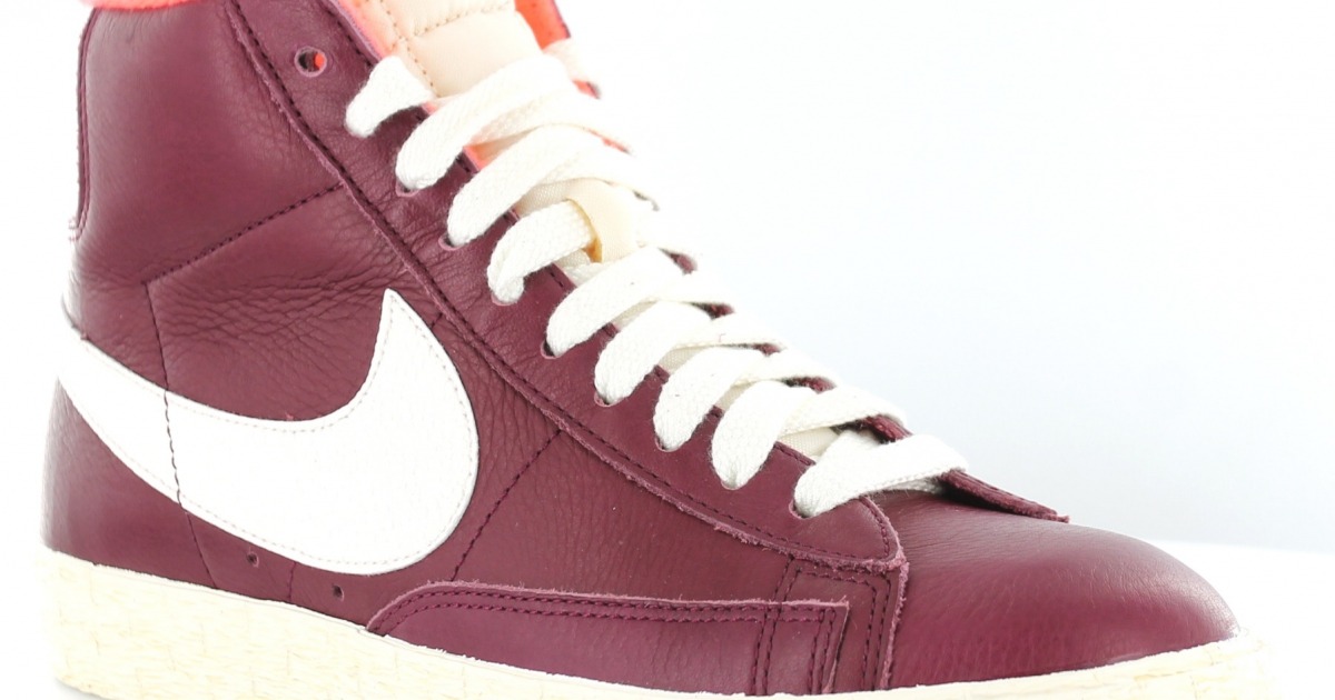 Nike Blazer vintage leather BORDEAUX BLANC 525366 603