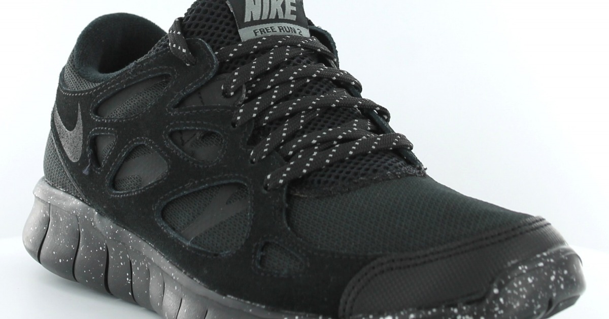 Nike Free run 2 premium NOIR NOIR 806254 001