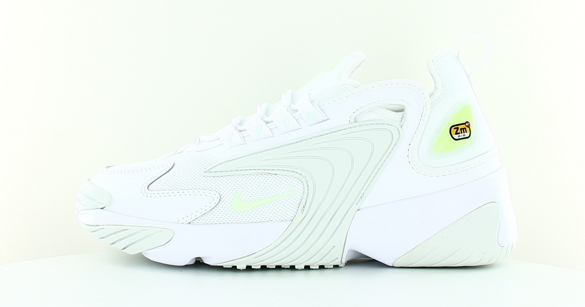 Nike Zoom 2K Femme Blanc blanc casse vert volt AO0354 104