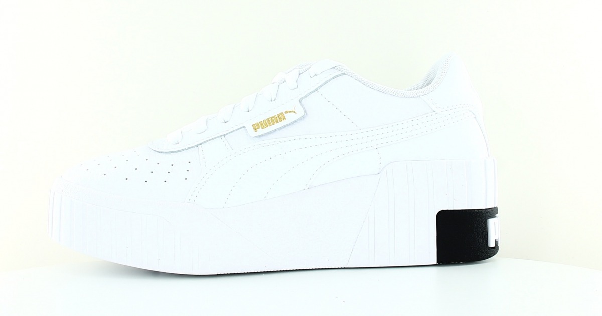 Puma Cali wedge Blanc or noir