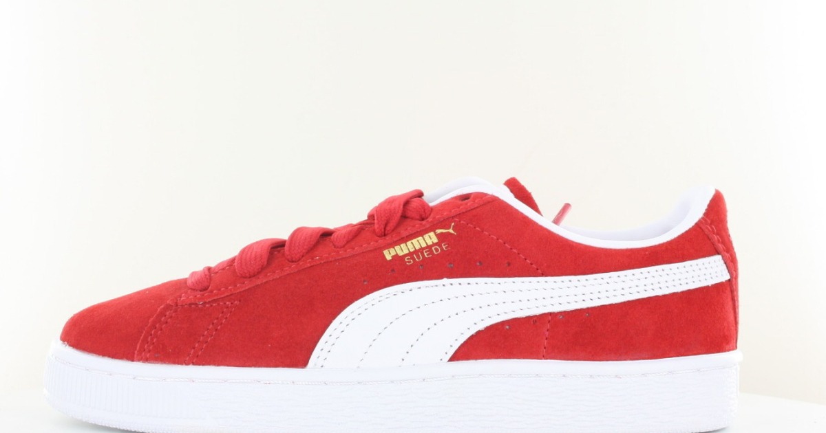 Puma Suede classic XXI Rouge blanc