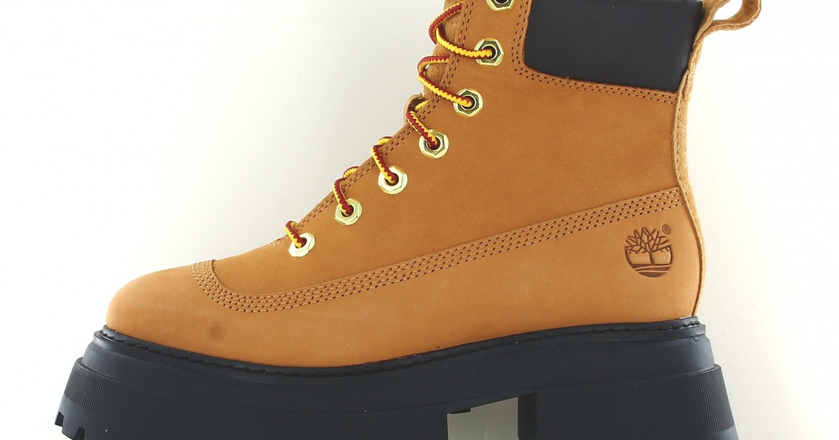 Timberland Sky 6in lace up Beige wheat noir marron