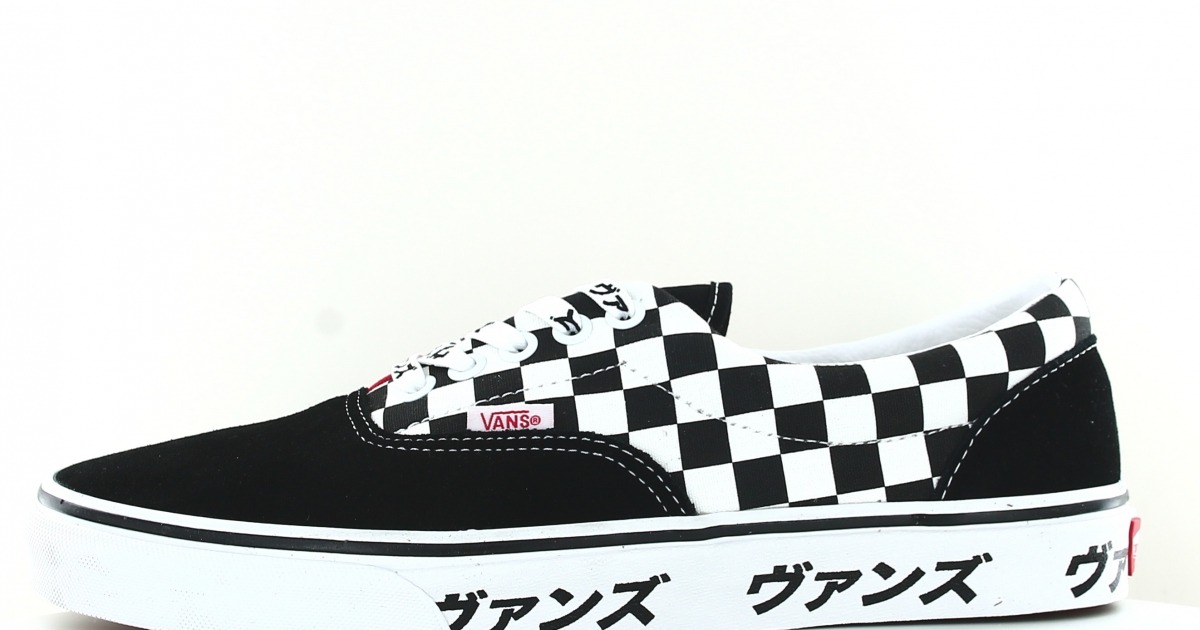 Vans Era japanese type Noir blanc rouge VN0A4BV4224