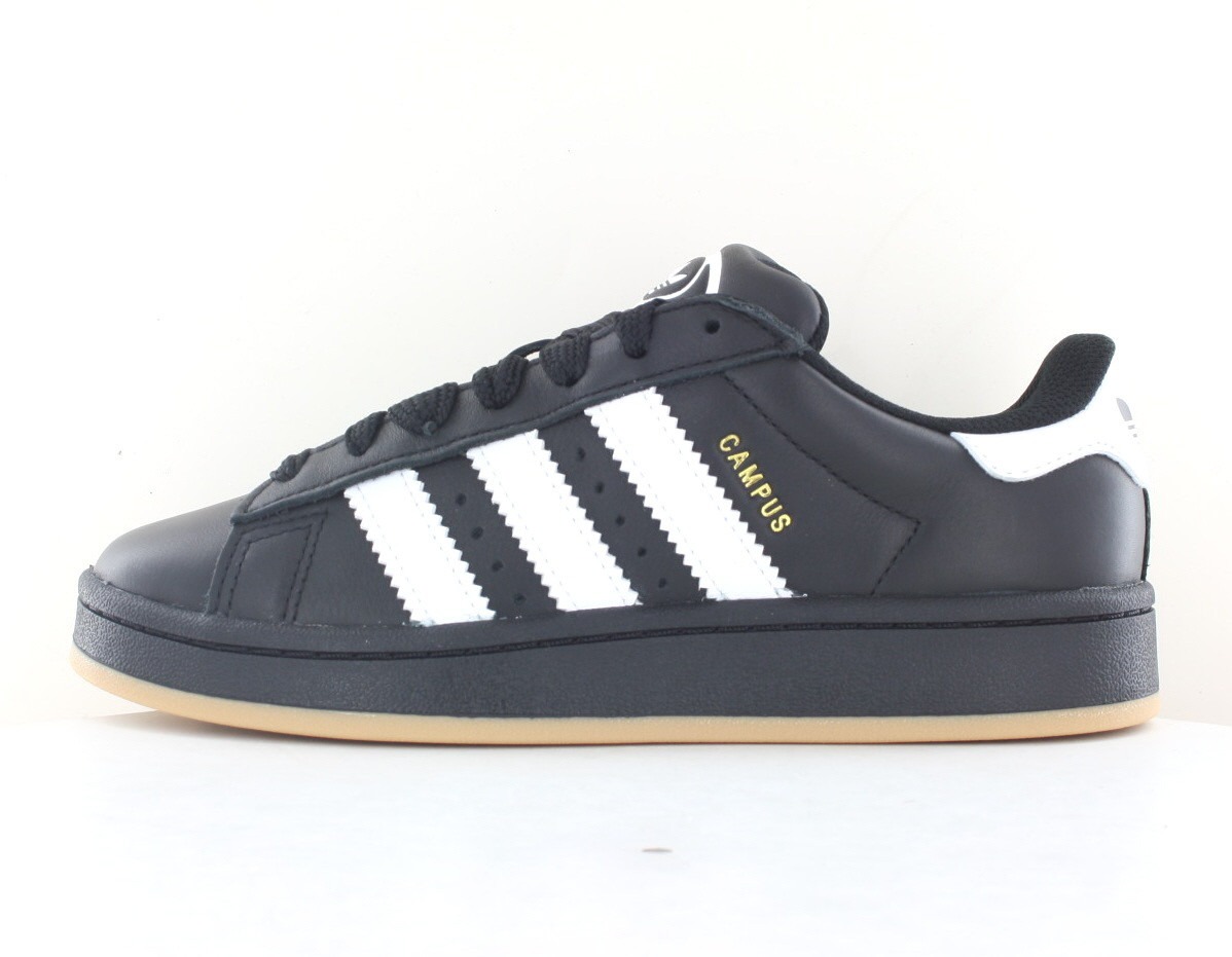 Adidas Campus 00s cuir noir blanc