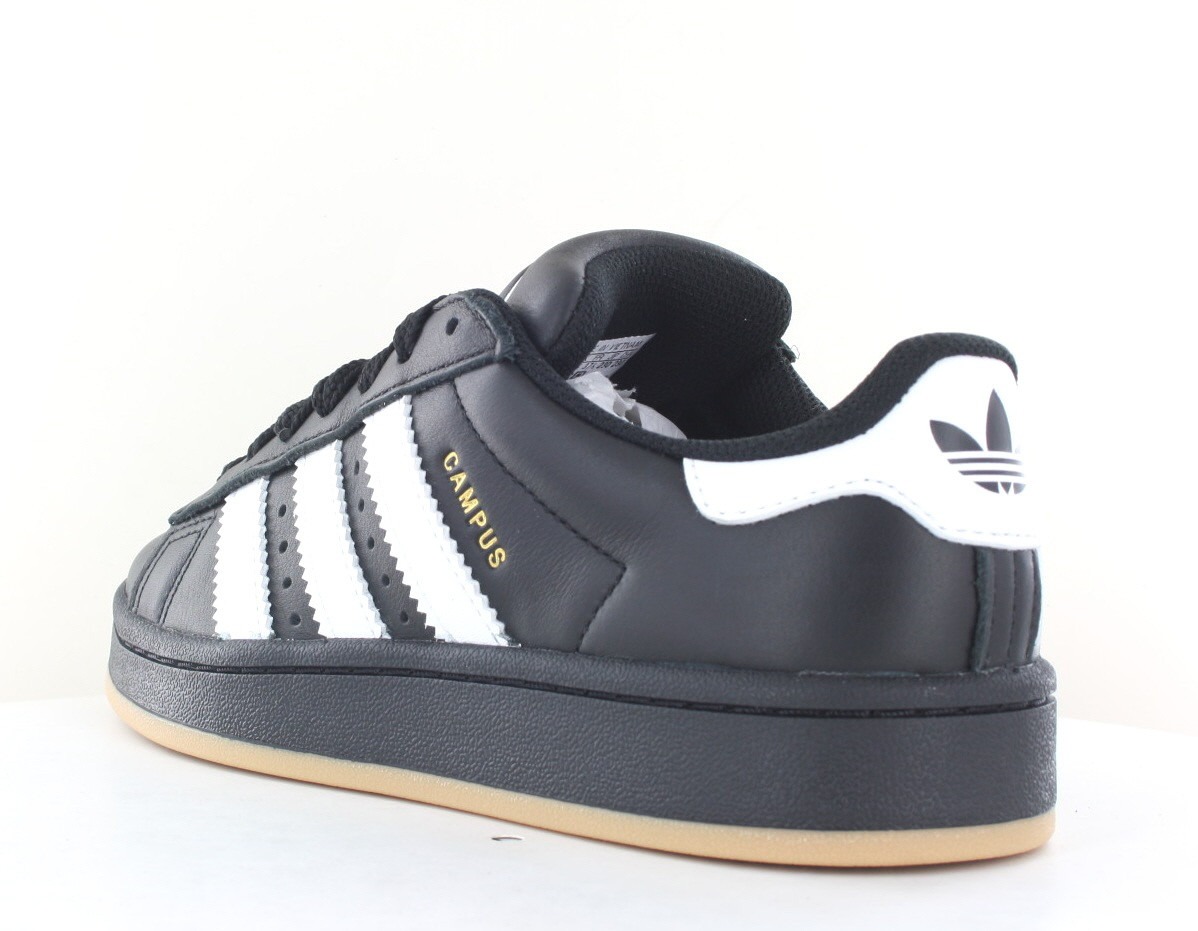 Adidas Campus 00s cuir noir blanc