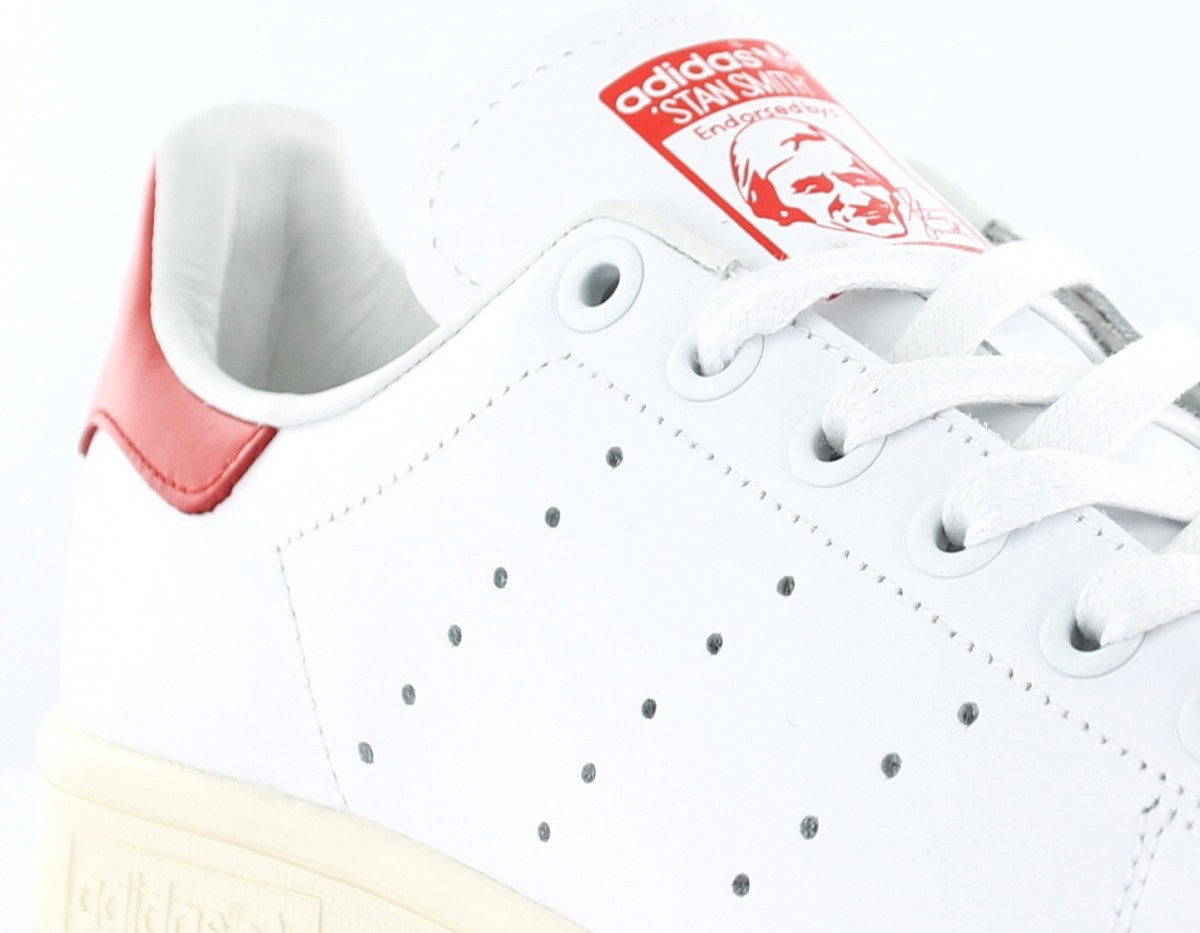 stan smith blanche et rouge junior