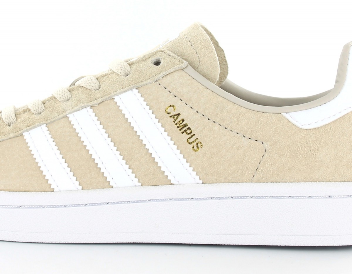 Adidas Campus Women Clear Brown-Footwear White