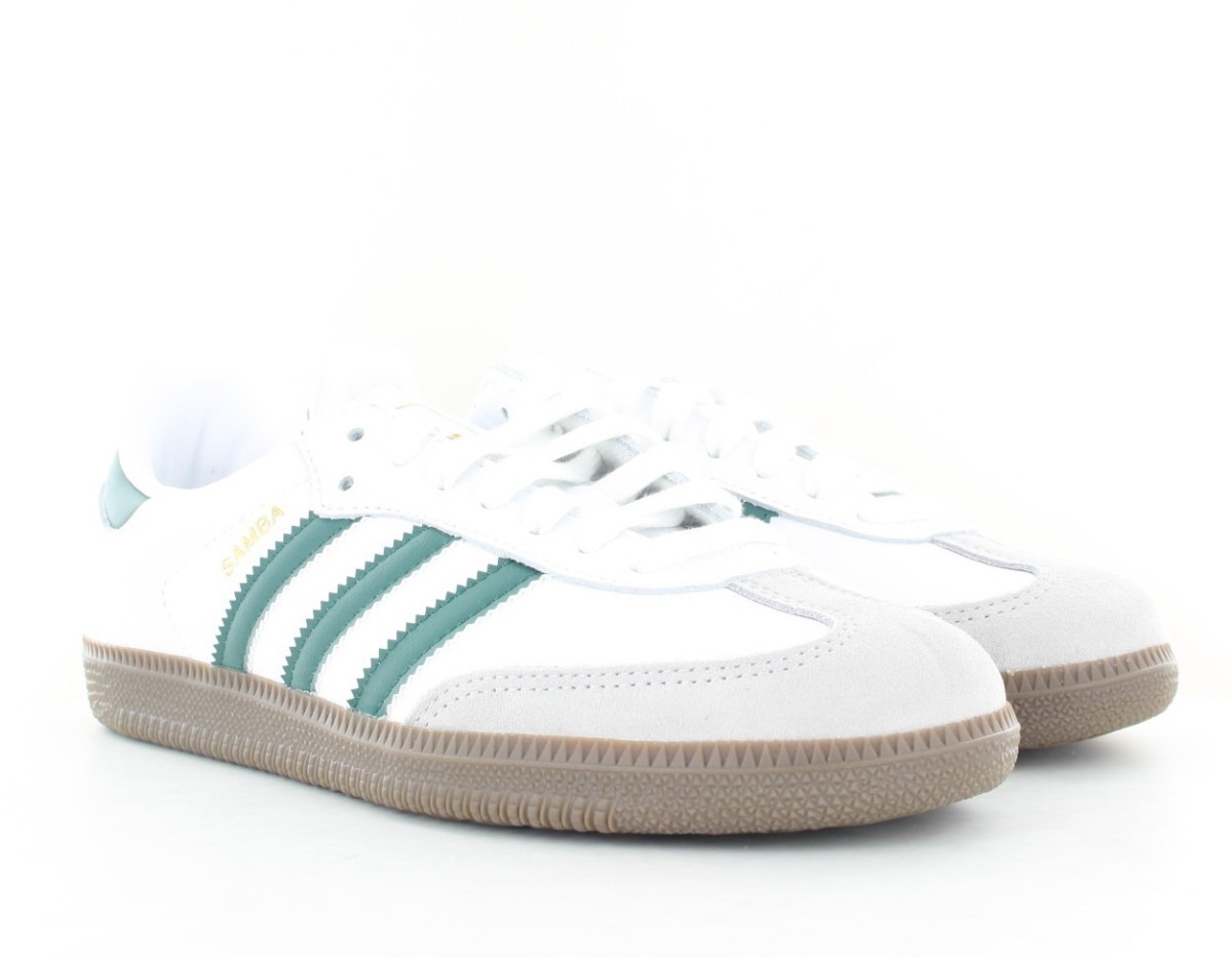 Adidas Samba og blanc vert foncé gomme