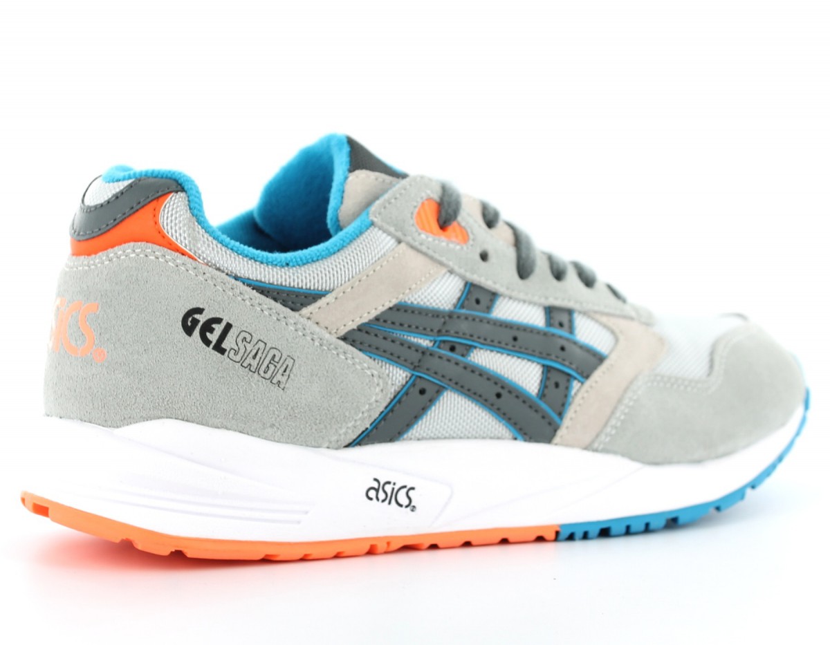 Asics gel saga outlet orange blue