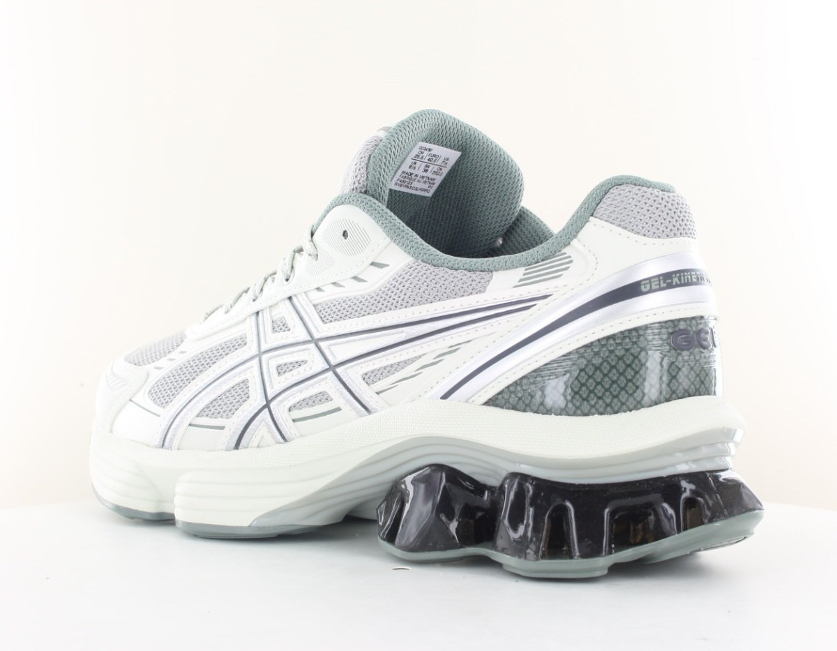 Asics Gel kinetic fluent beige gris vert argent