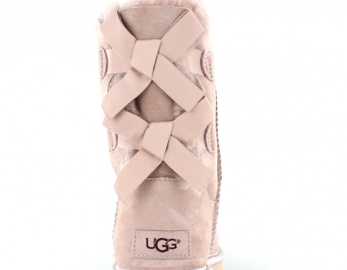 Ugg Bailey Bow II Metallic Rose