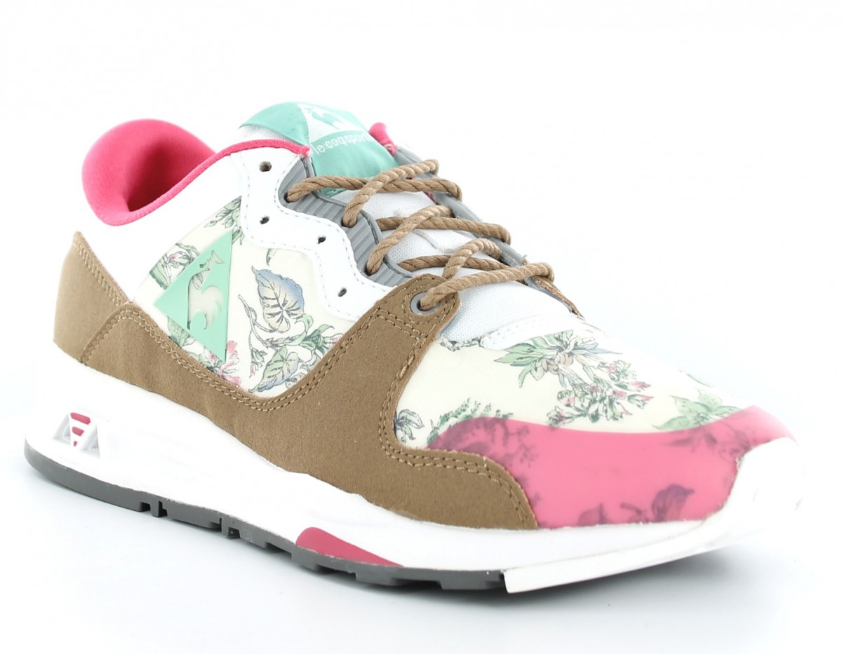 Lecoqsportif 1400 femme Botanic BEIGE/ROSE