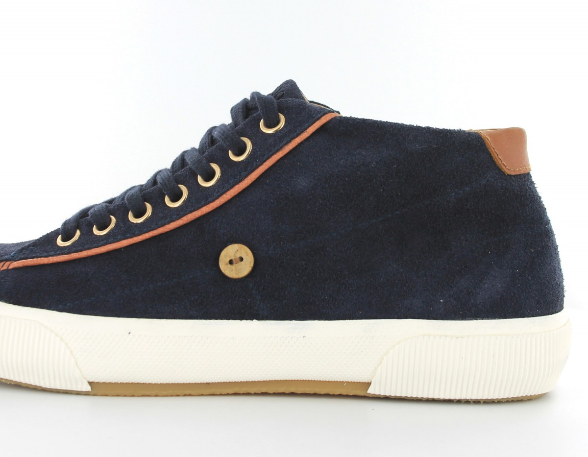 Faguo Birch Mid Suede Bleu-Marine