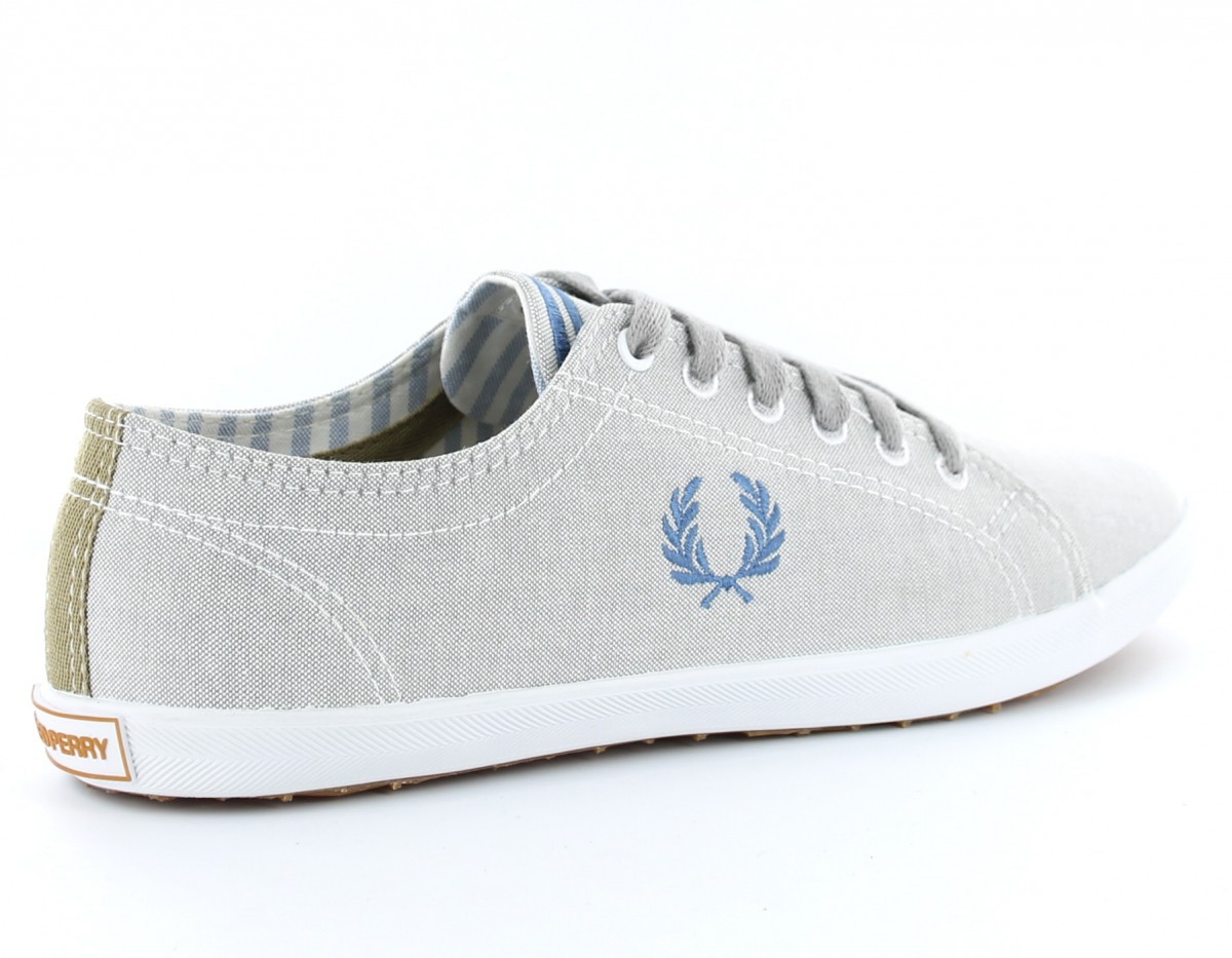 Fred Perry Kingston Oxford Shirt GRIS/BLEU