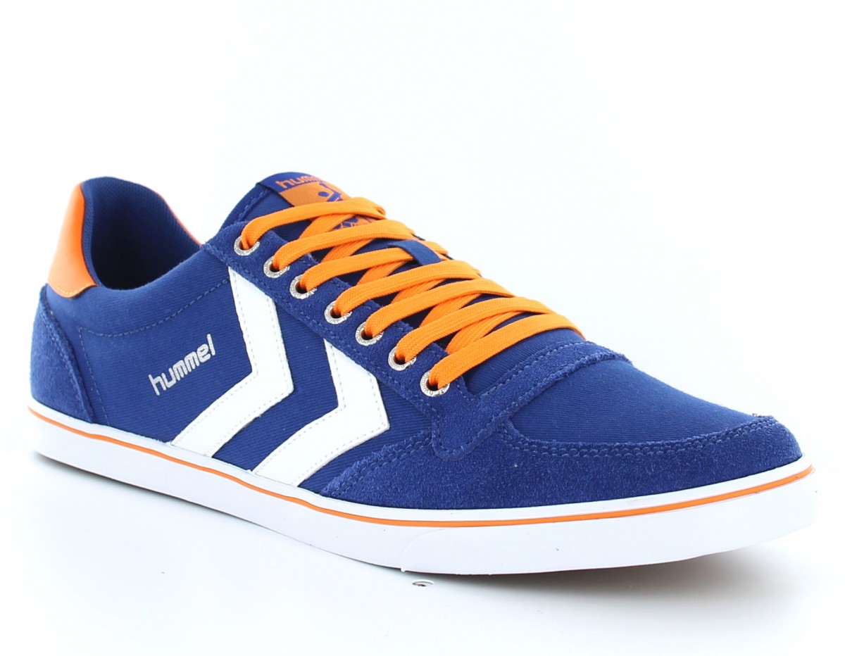 Hummel Ten Star low cvs BLEU/ORANGE