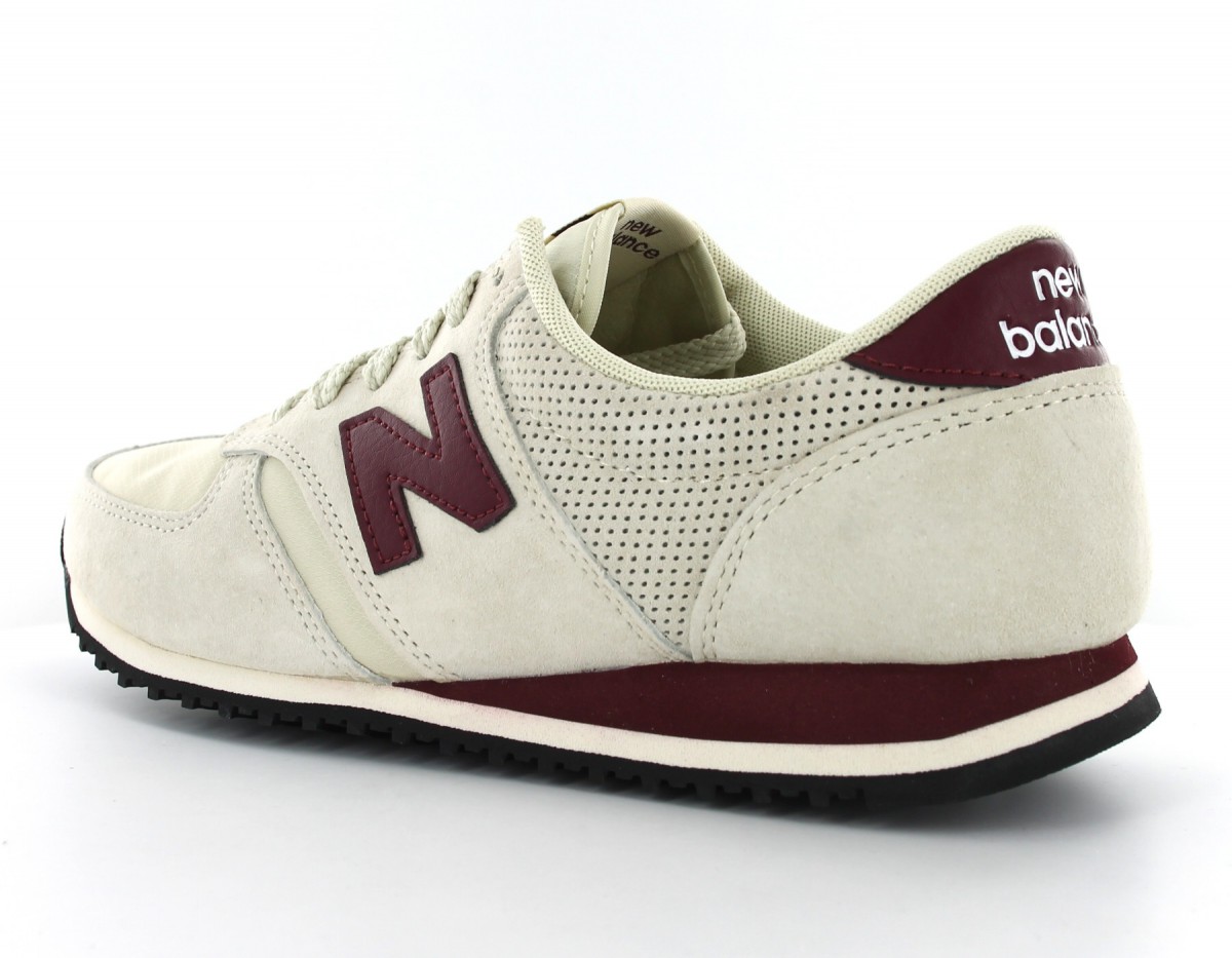 New Balance 420 femme beige-bordeaux